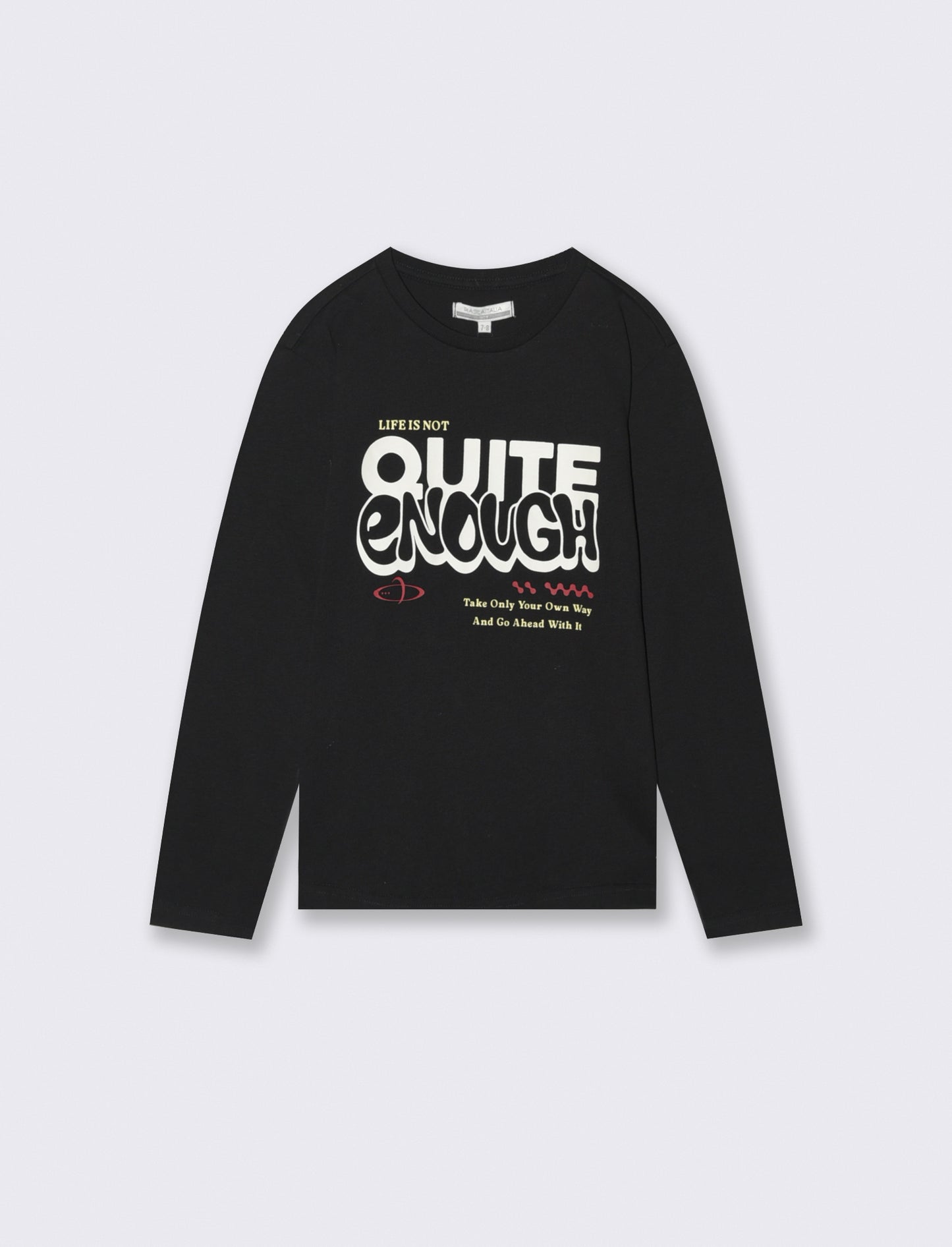 T-SHIRT MANICA LUNGA - Nero