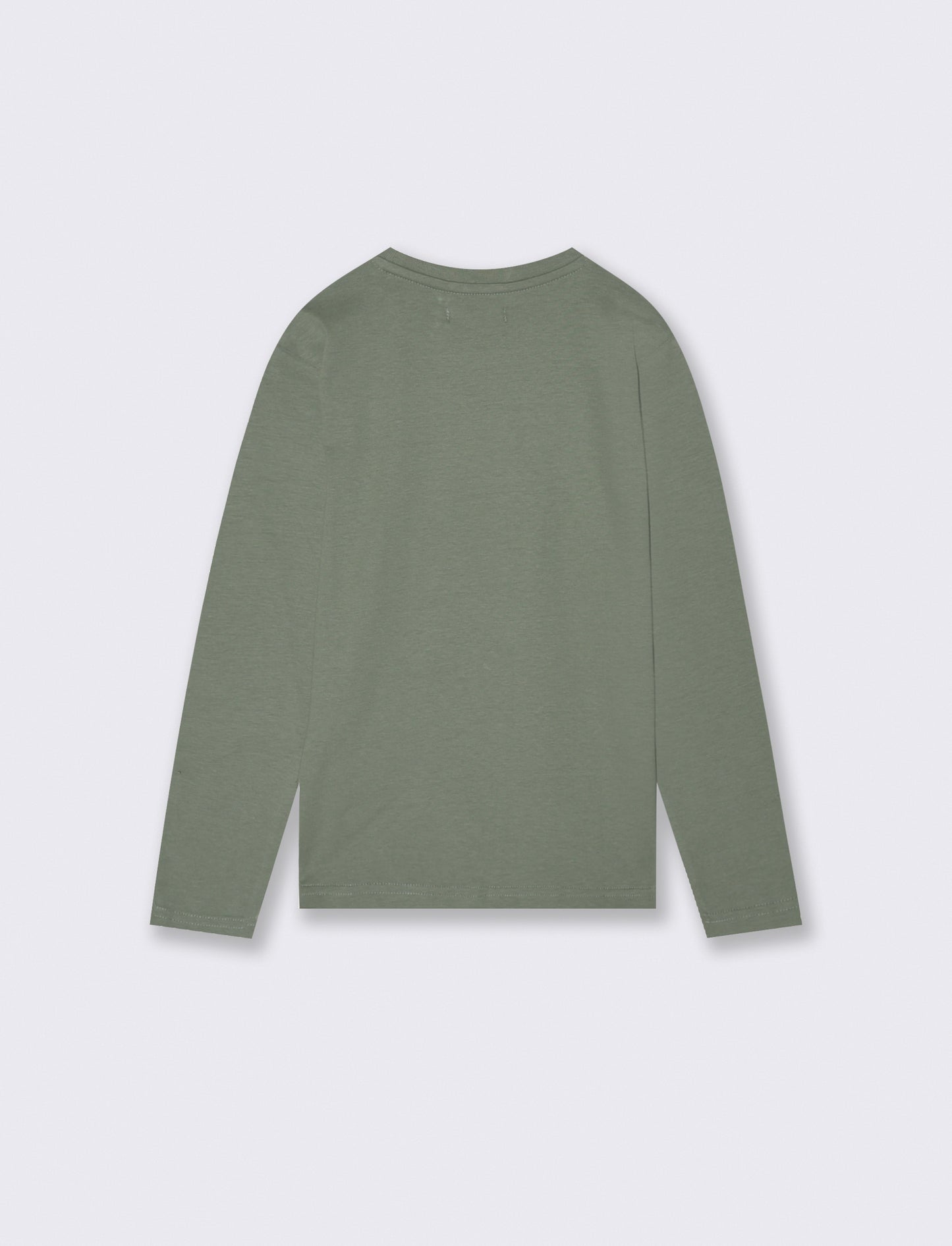 T-SHIRT MANICA LUNGA - Verde salvia