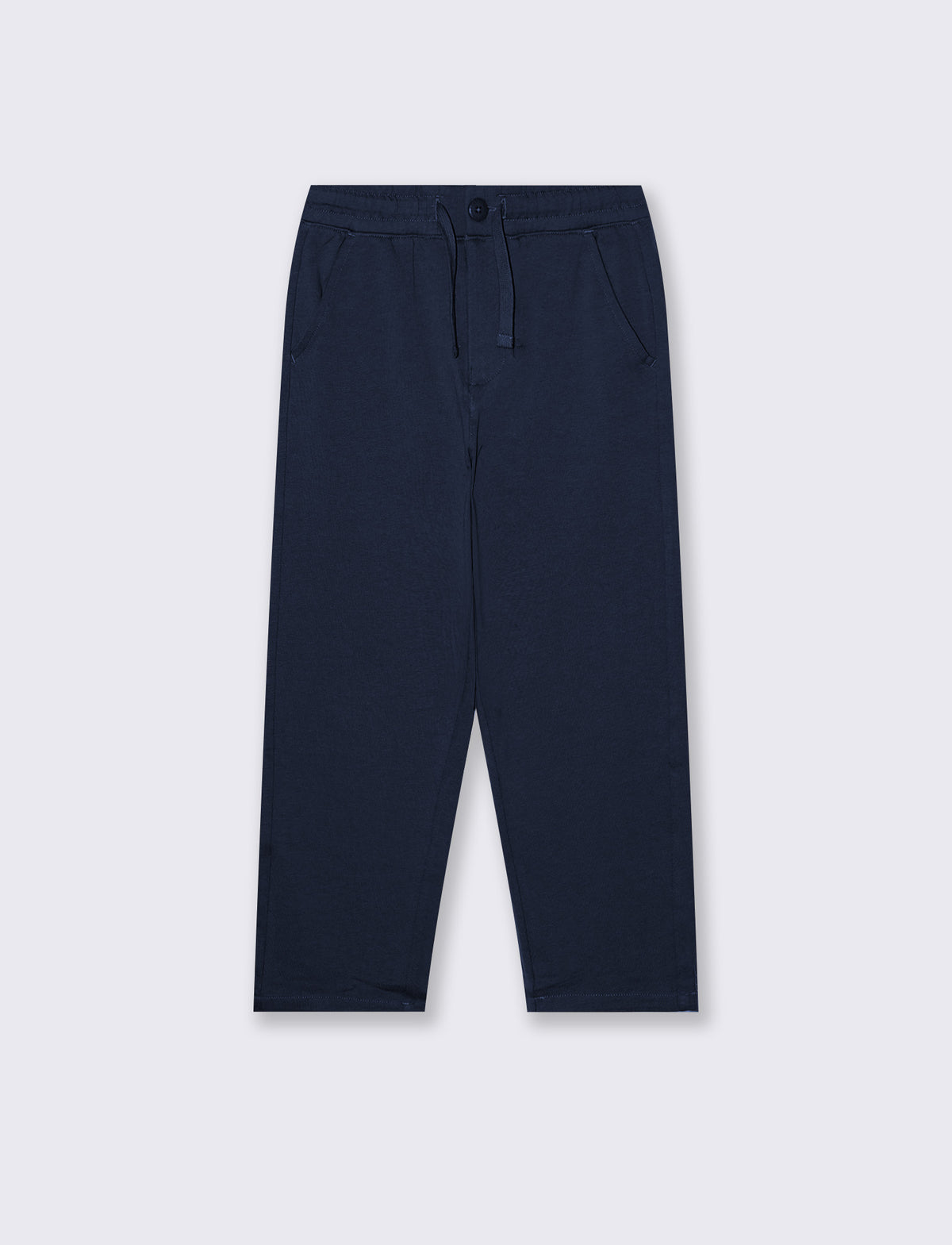 Pantalone con coulisse. - Blu