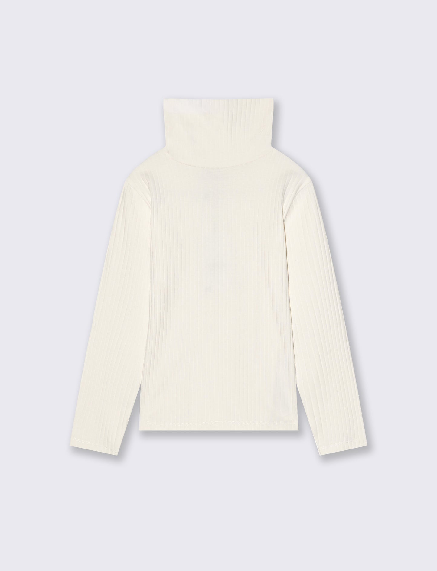 Maglia collo alto - Bianco sporco