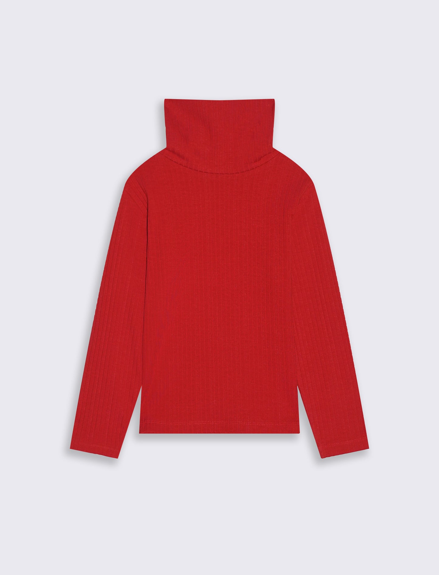 Maglia collo alto - Rosso