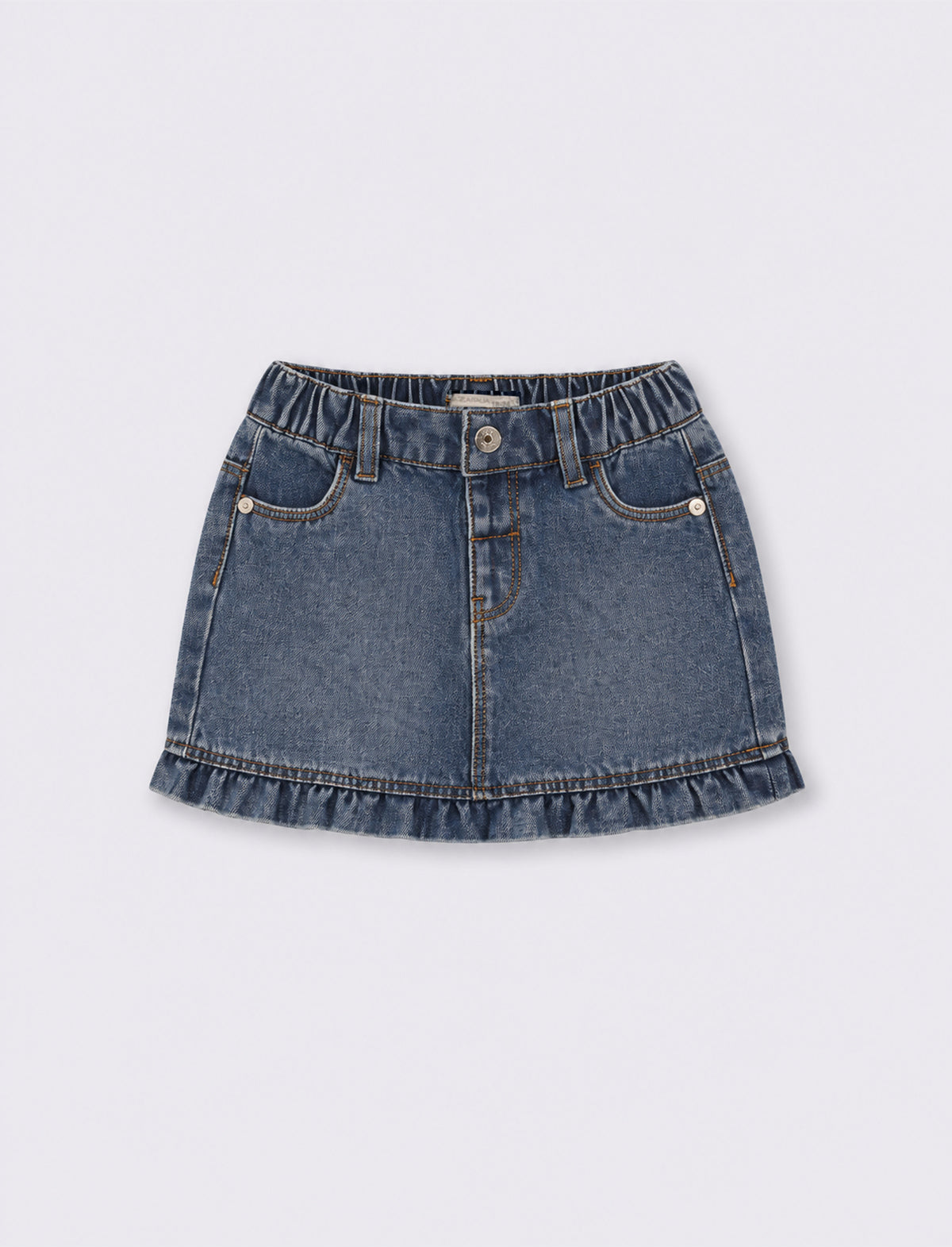 Gonna in denim 100% cotone. - Denim