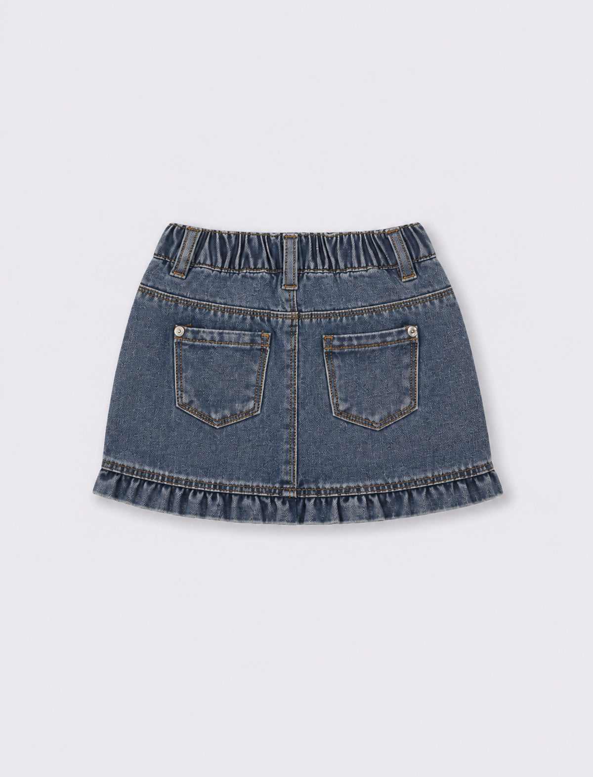 Gonna in denim 100% cotone. - Denim