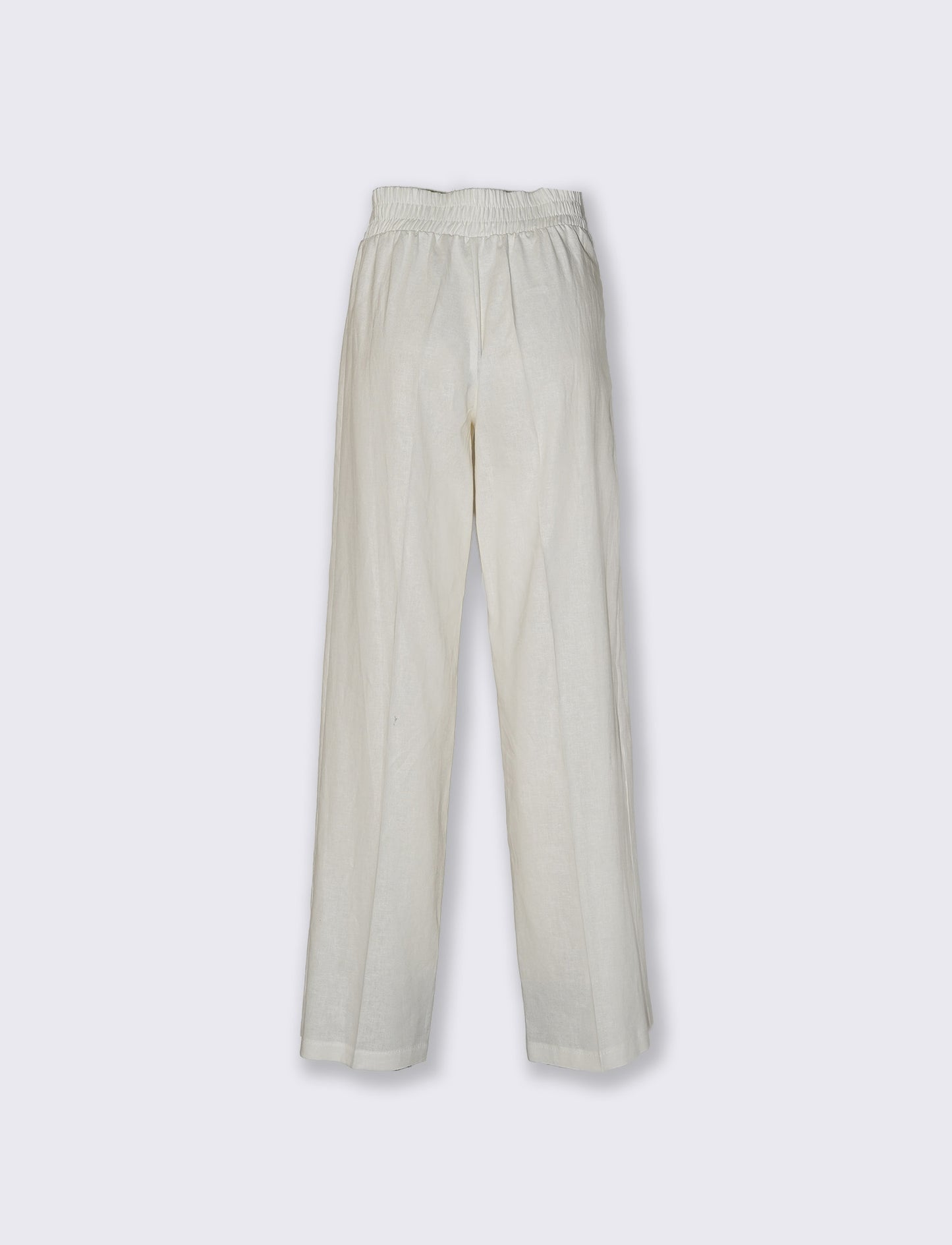 PANTALONI PALAZZO - Bianco latte