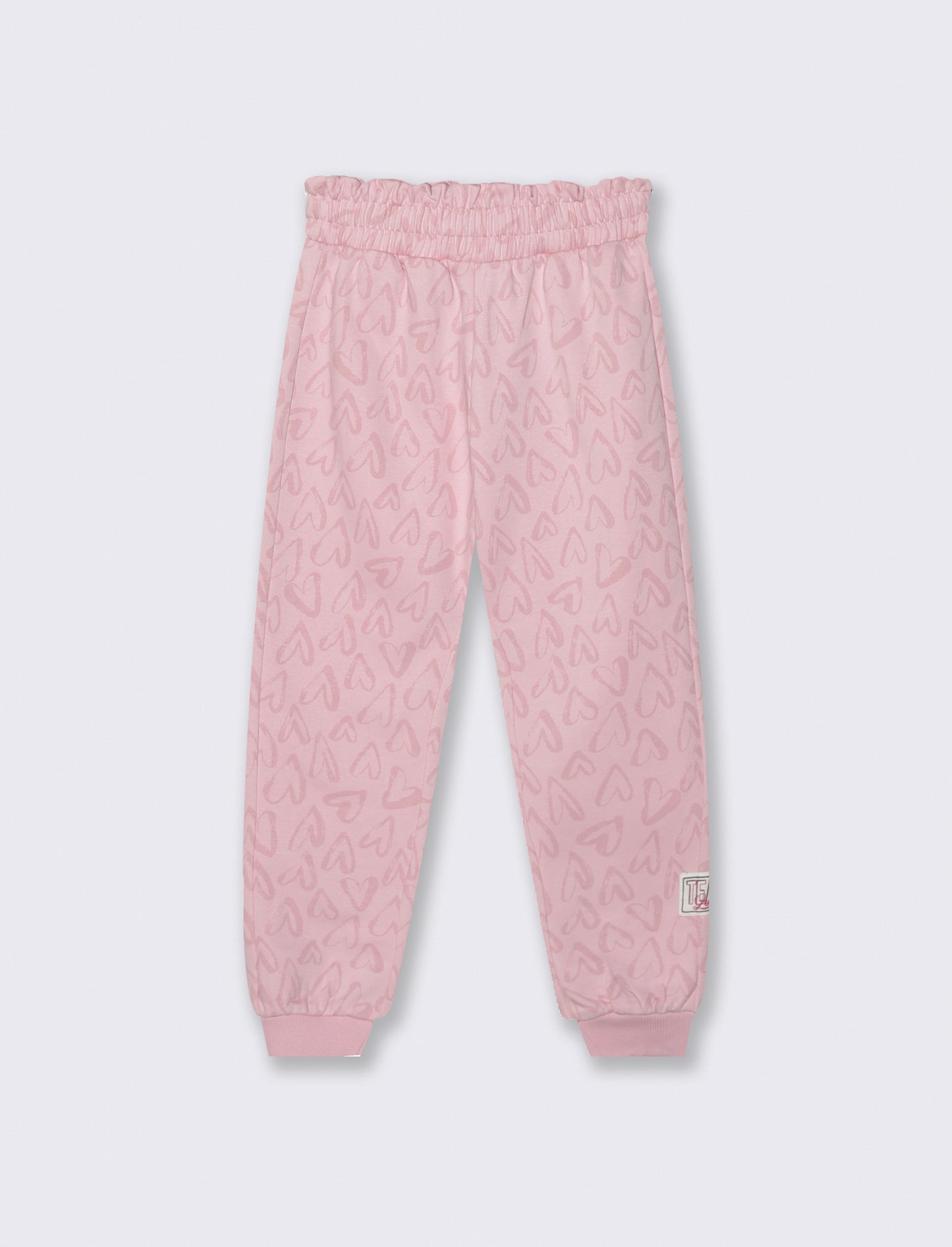 Jogger stampato - Rosa