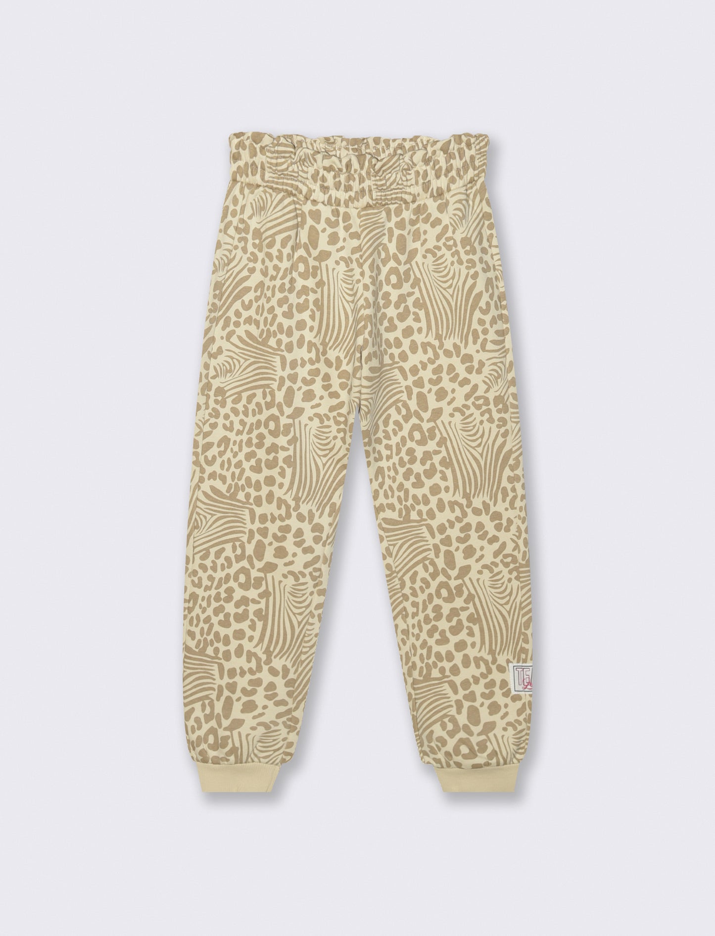 Jogger stampato - Beige