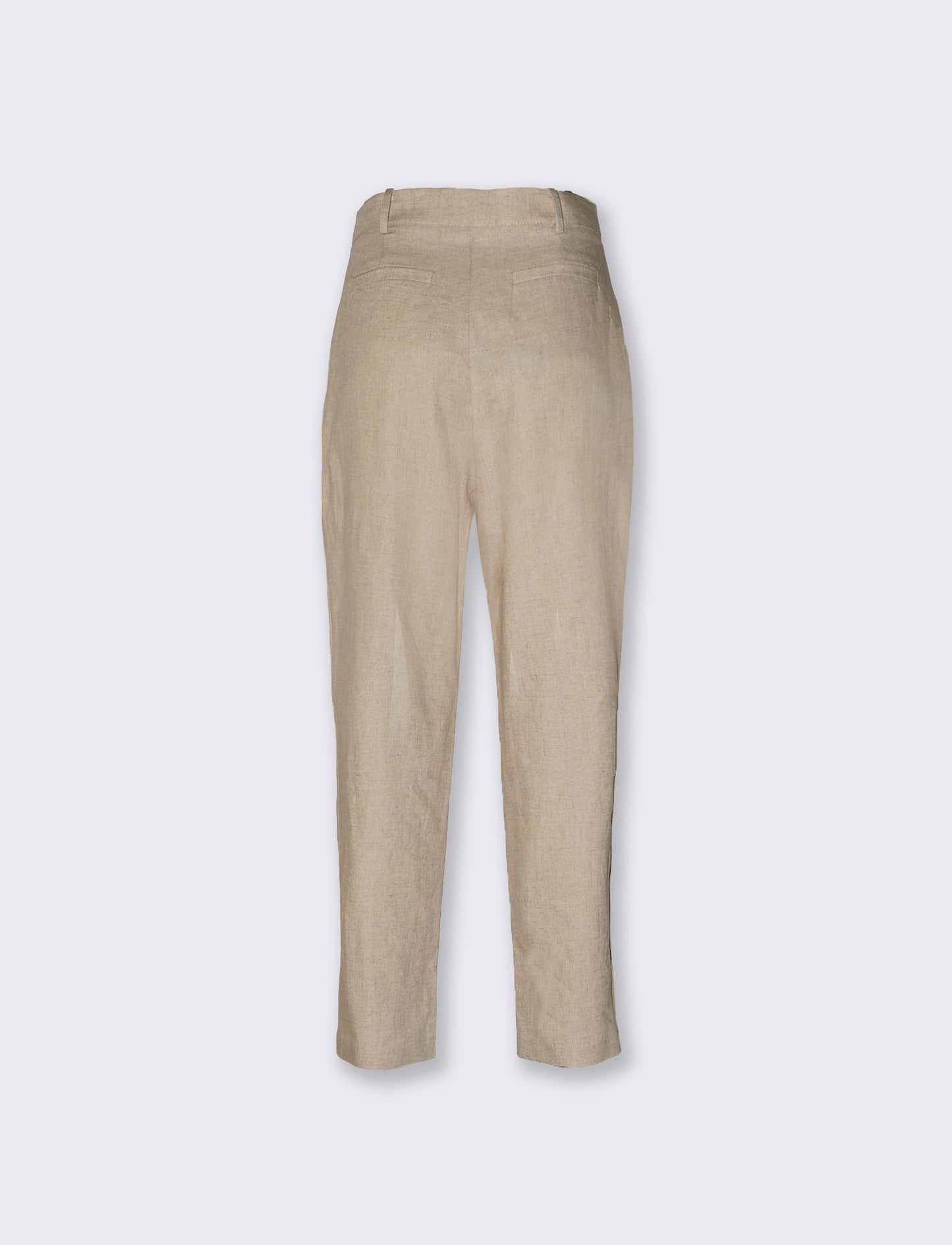 PANTALONI IN LINO - Beige