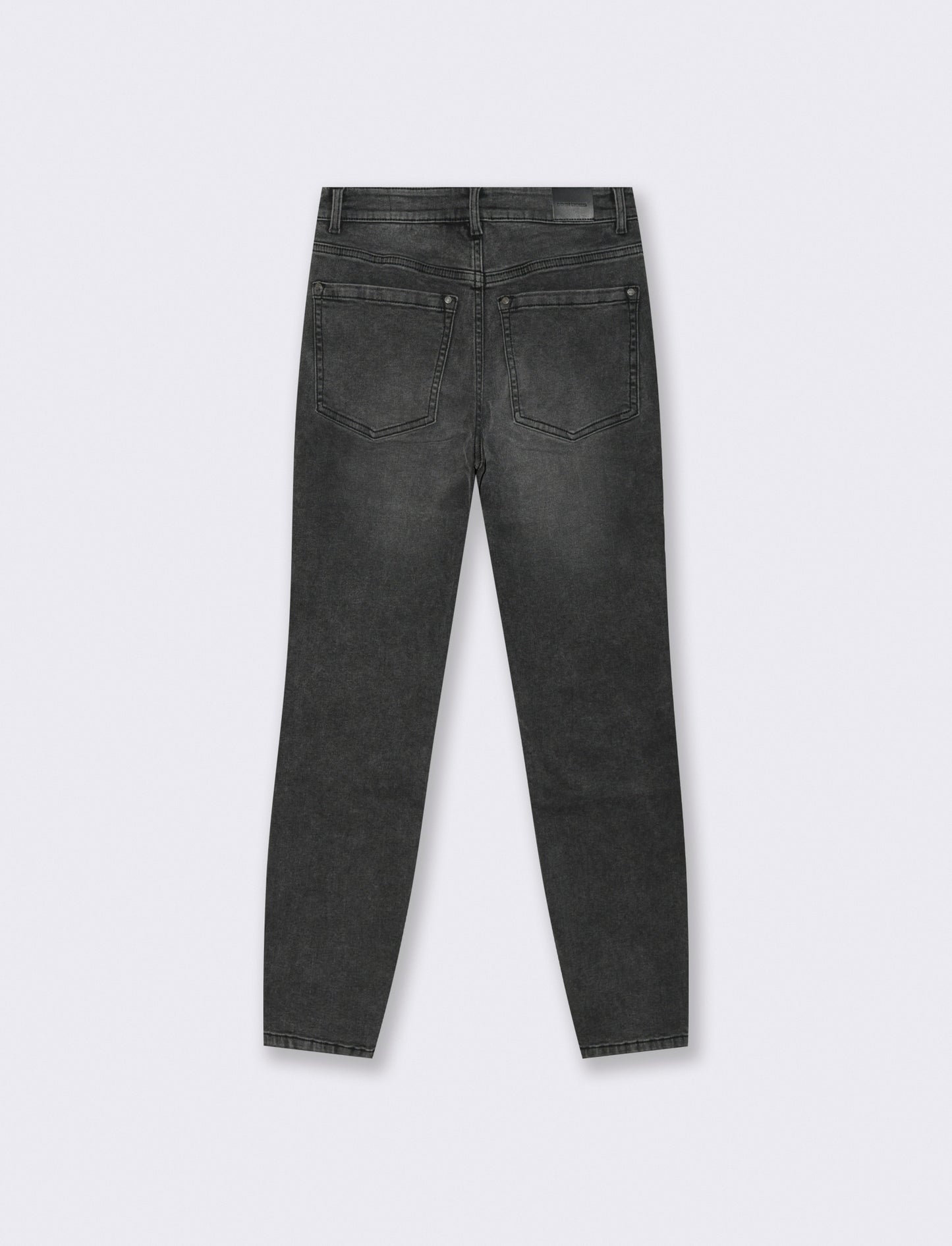 JEANS SKINNY VITA REGOLARE - Nero
