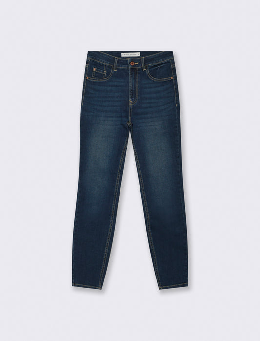 JEANS SKINNY VITA REGOLARE - DENIM SCURO