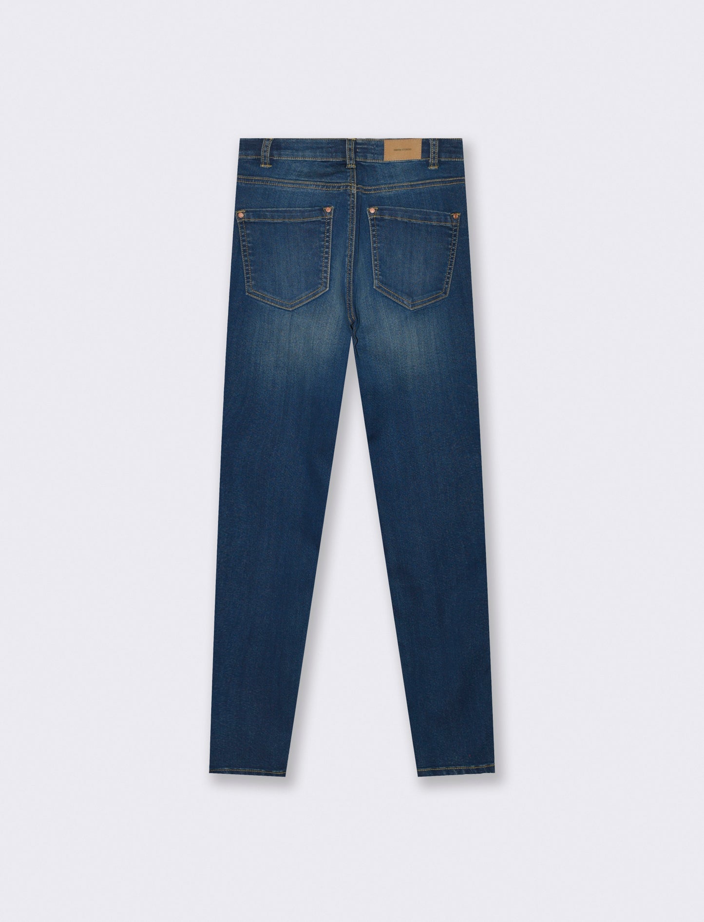 Jeans Skinny 5 Tasche Vita Regular - DENIM SCURO
