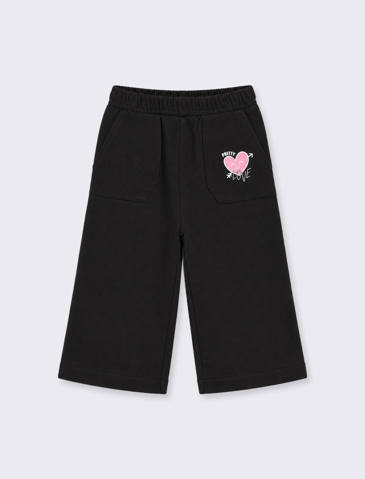 Jogger con fiocco frontale - Nero