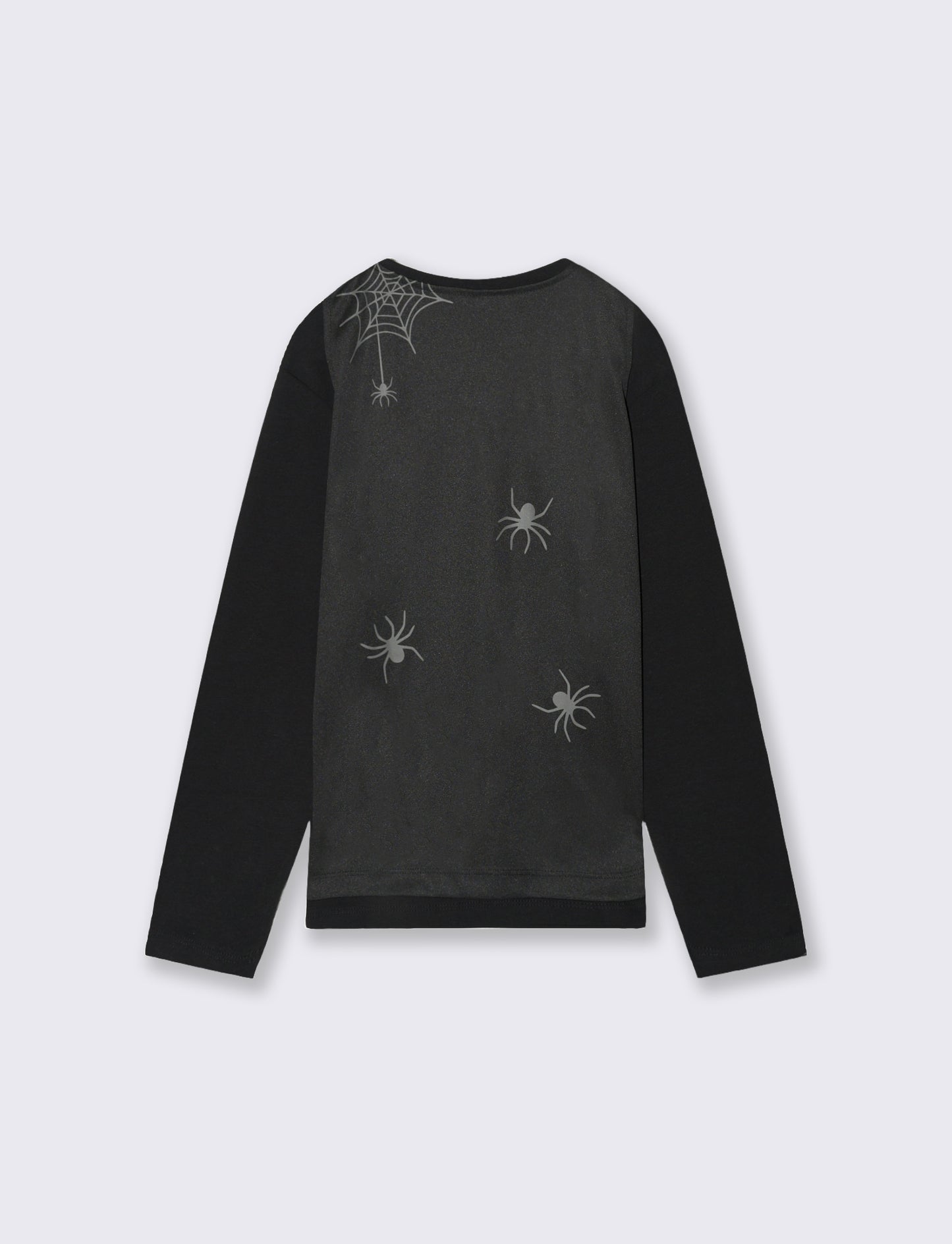 T-shirt con mantello - Nero