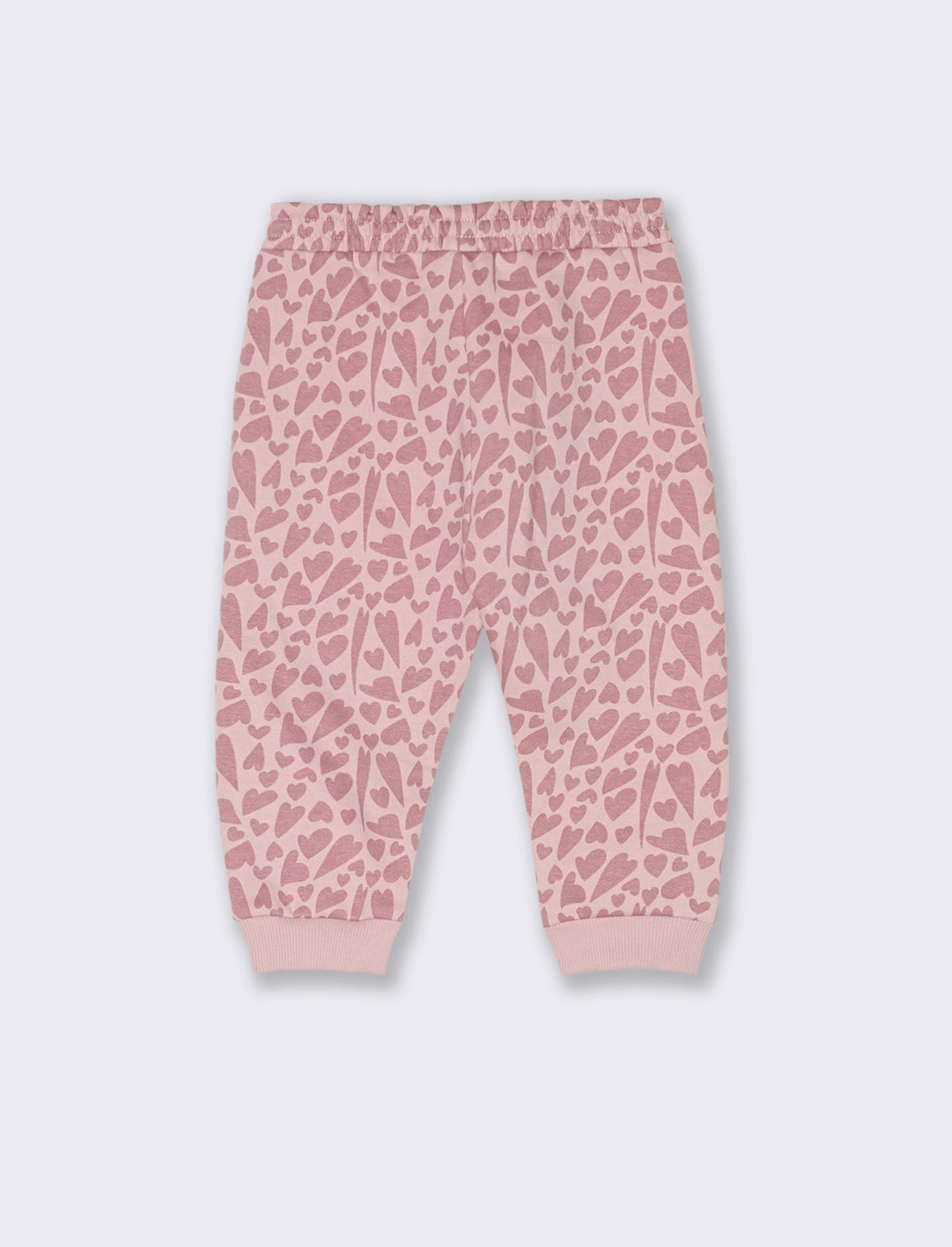 Jogger con stampa all over - Rosa