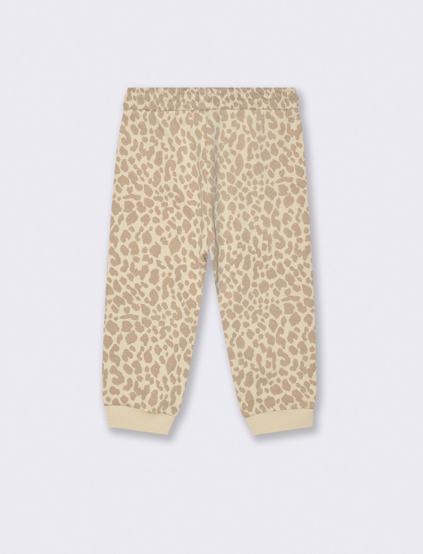 Jogger con stampa all over - Beige