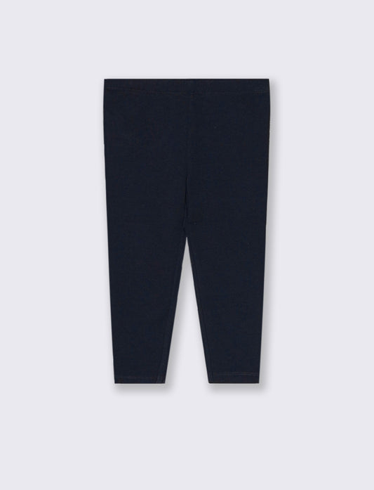 Leggings basici in tinta unita - Blu