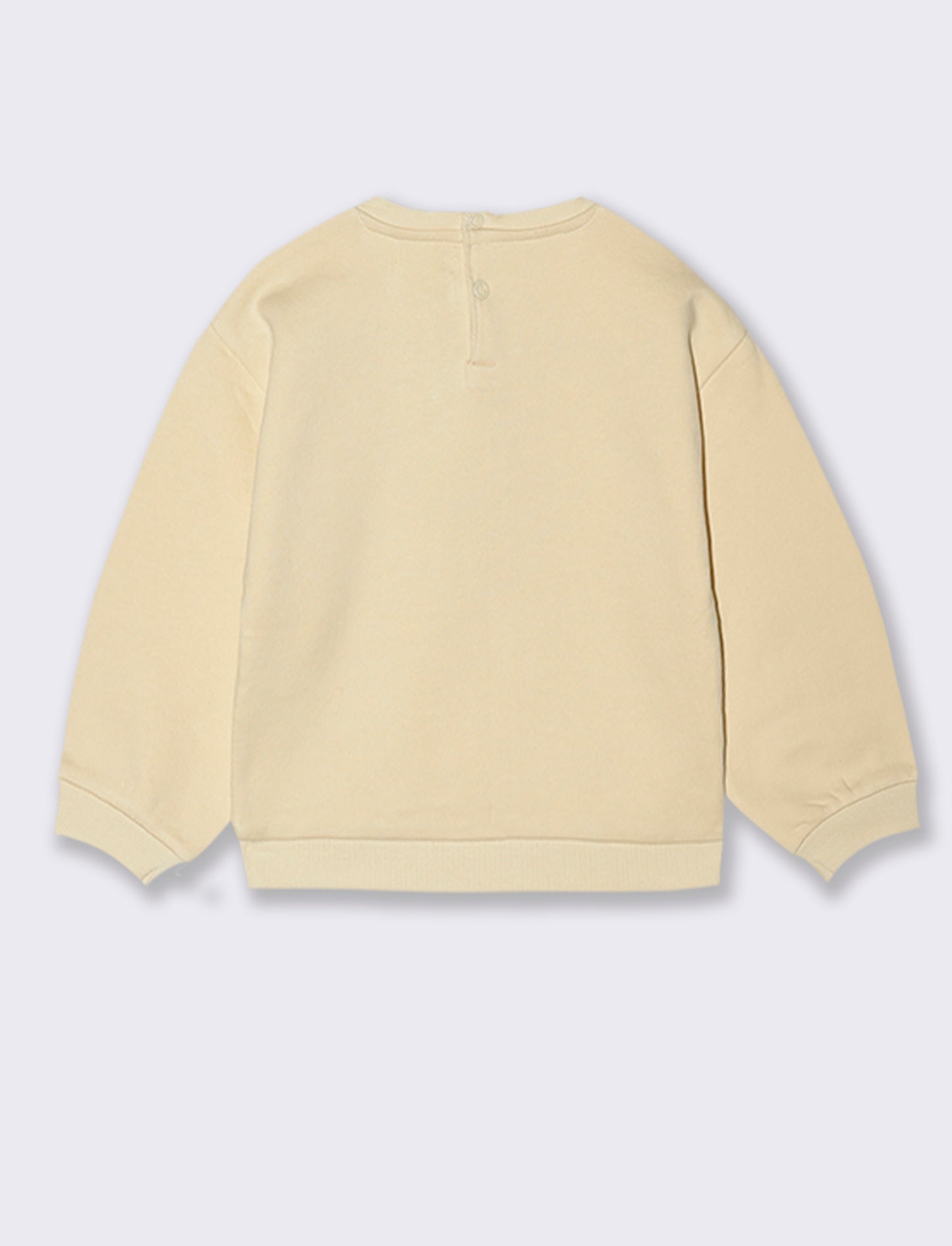 Felpa badisa con stampa - Beige