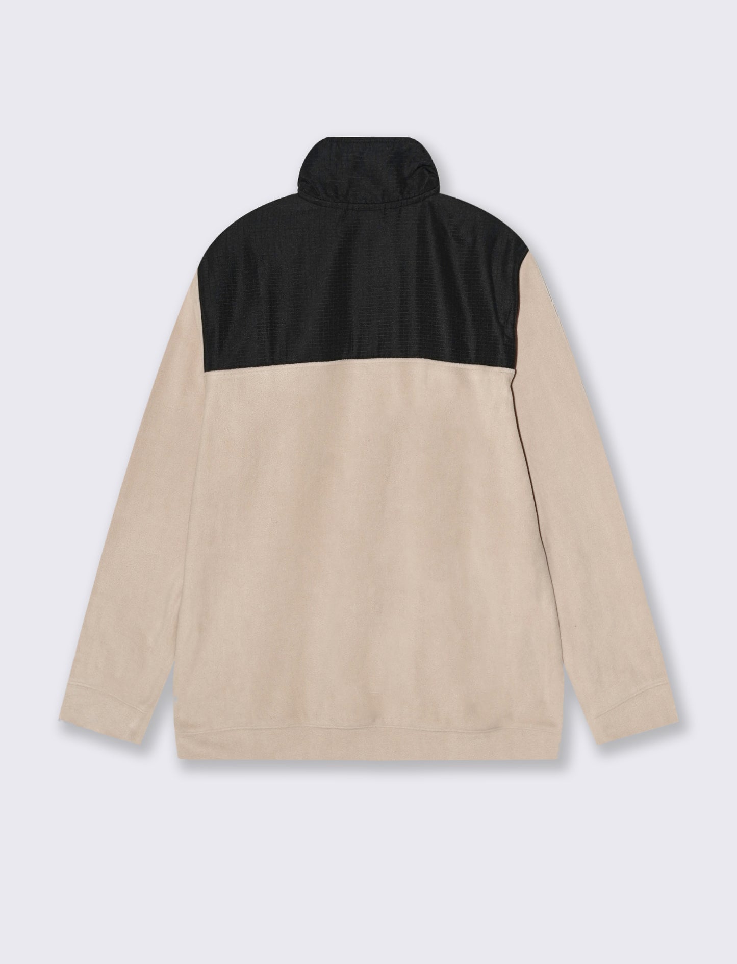 FELPA IN PILE CON CERNIERA - Beige