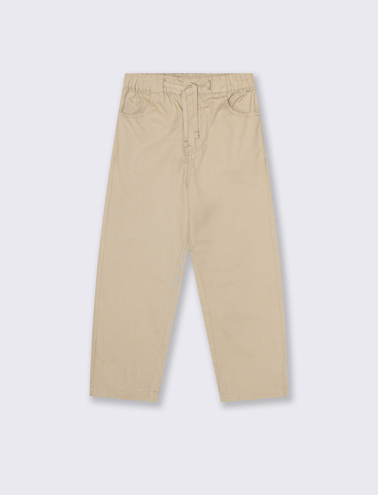 Pantalone zampa da bambina - Beige