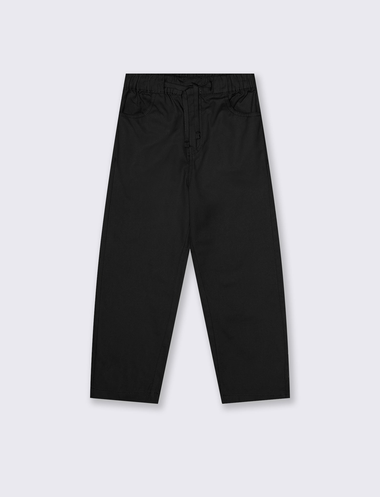 Pantalone zampa da bambina - Nero