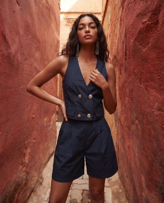 TOP CROP - Blu