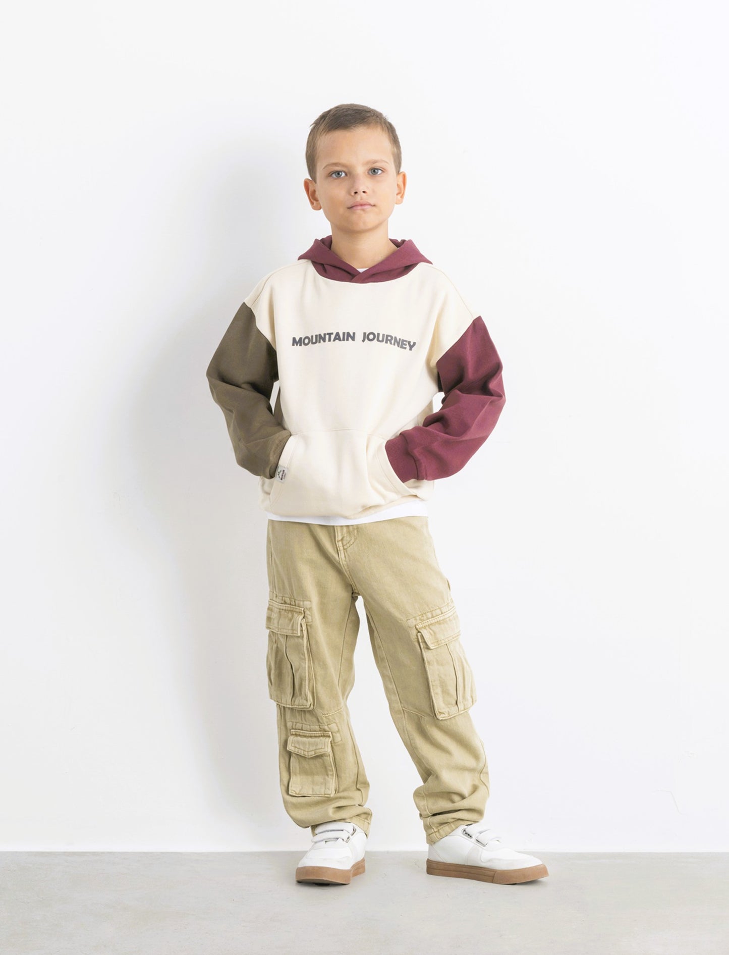 PANTALONI  MULTITASCHE - Verde kaki