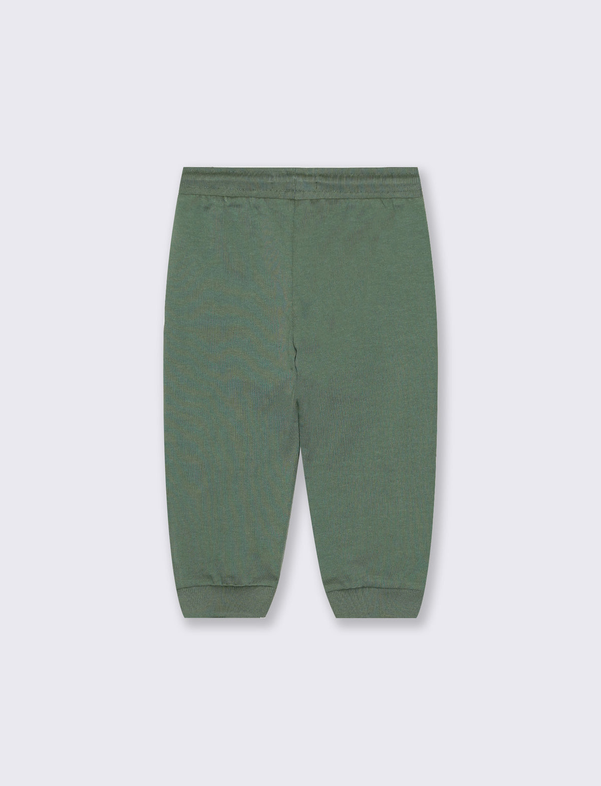 Jogger basici con etichetta - Verde salvia