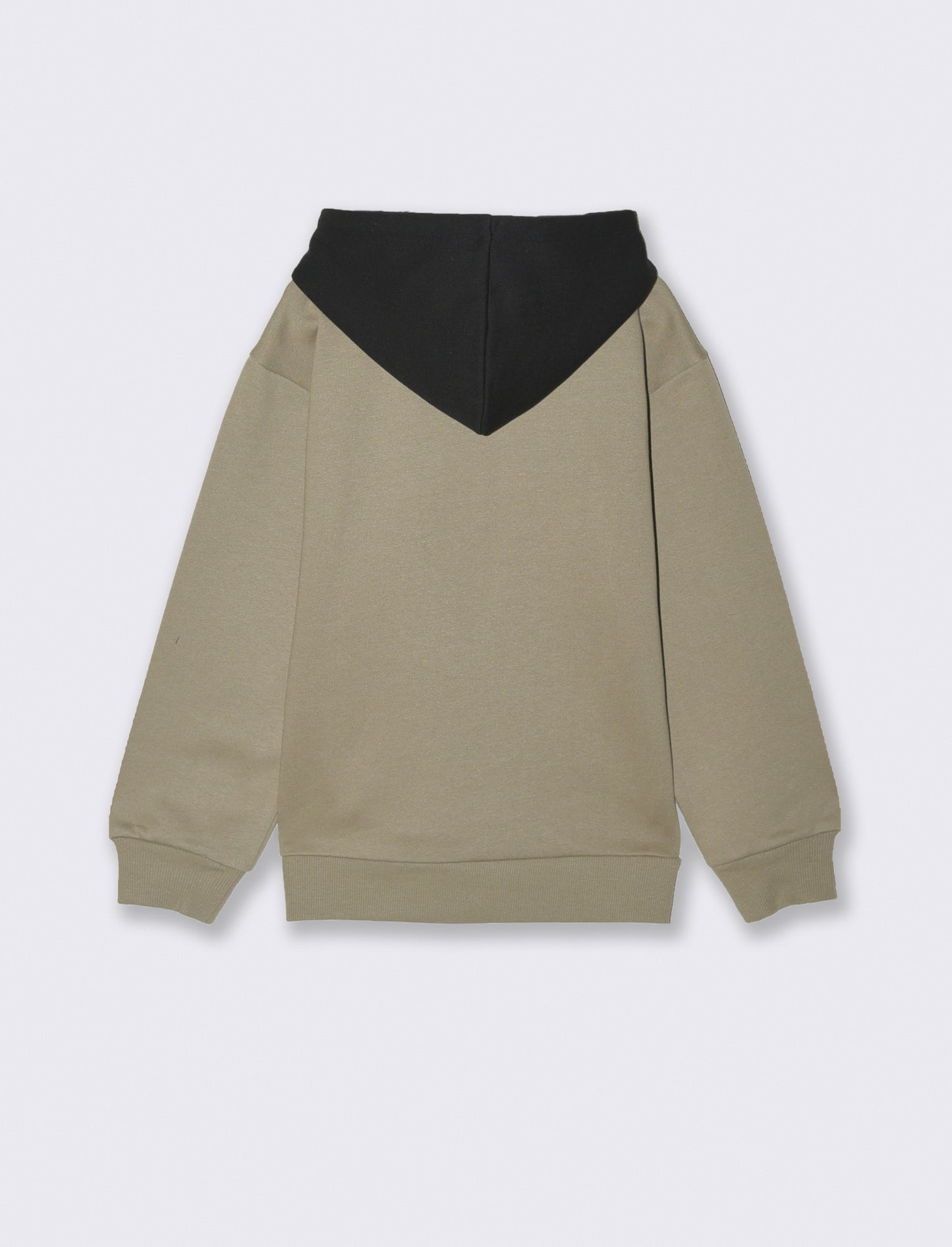 FELPA CON CAPPUCCIO - Grigio mastice