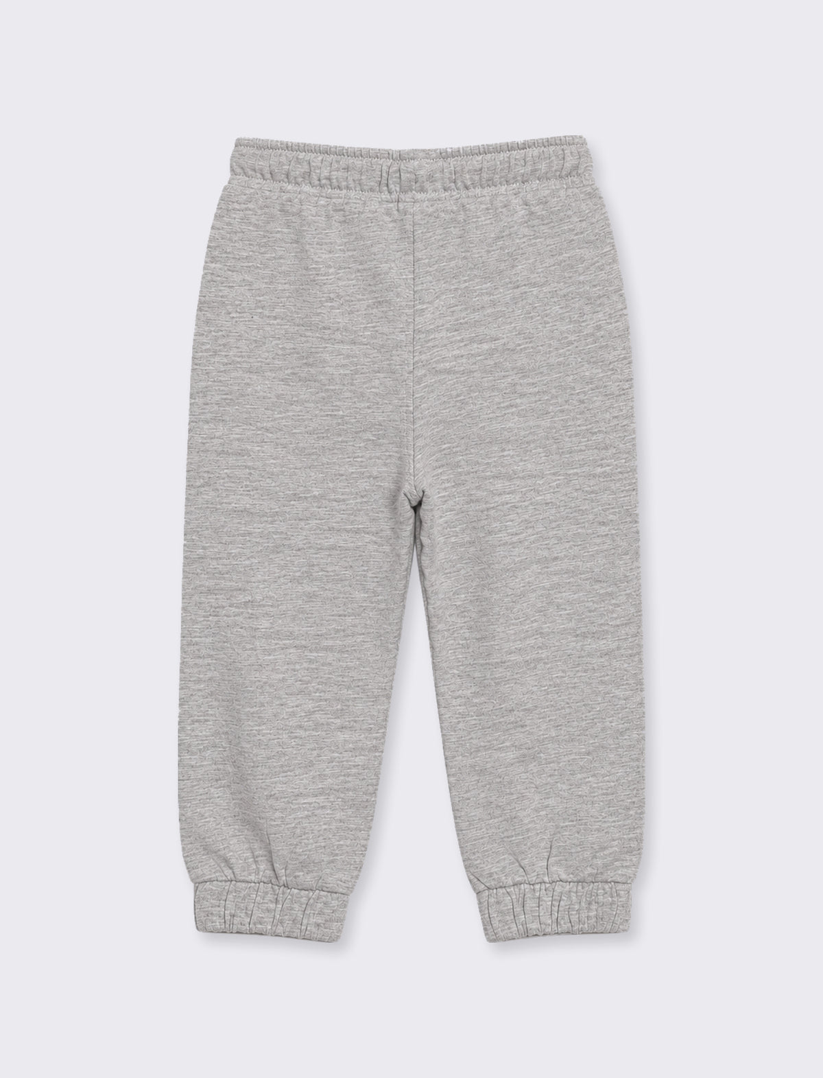 Jogger basici con stampa - Grigio mel.