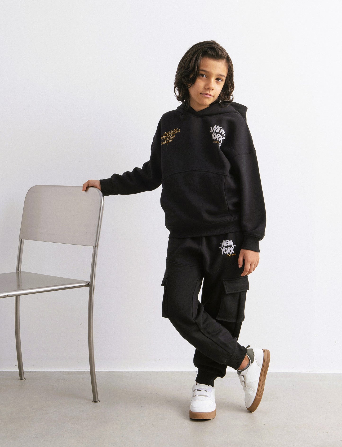 JOGGER CON TASCONI - Nero