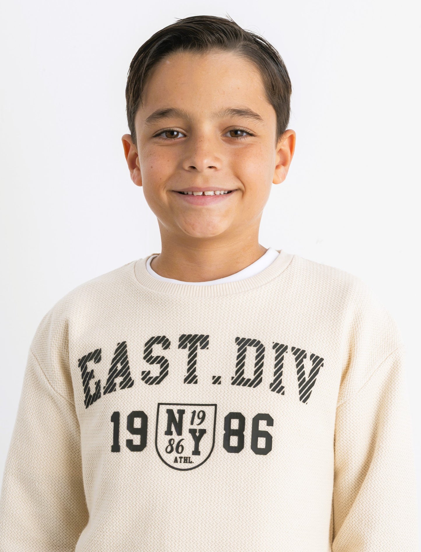 T-SHIRT CON STAMPA - Beige