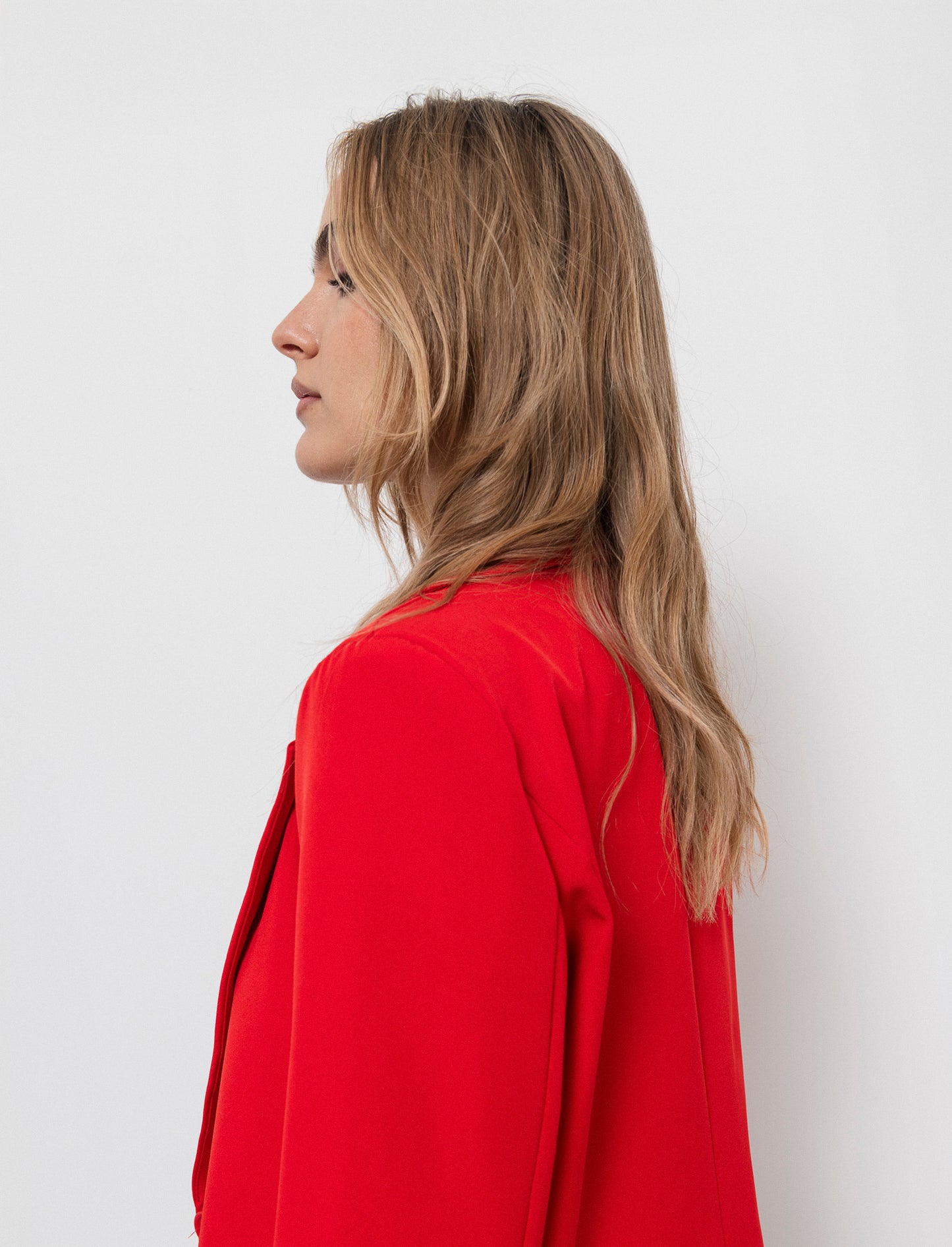 Blazer con collo revers e tasche con patta - Aragosta