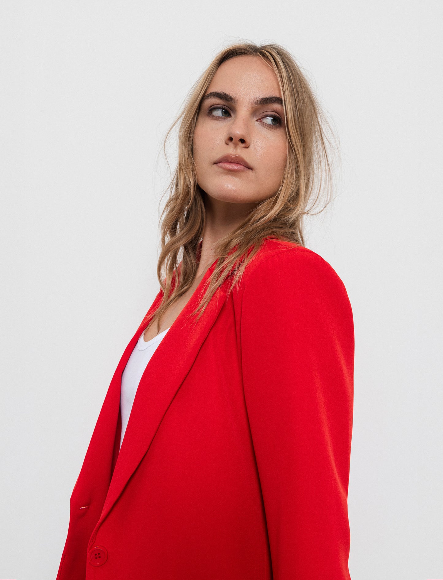 Blazer con collo revers e tasche con patta - Aragosta