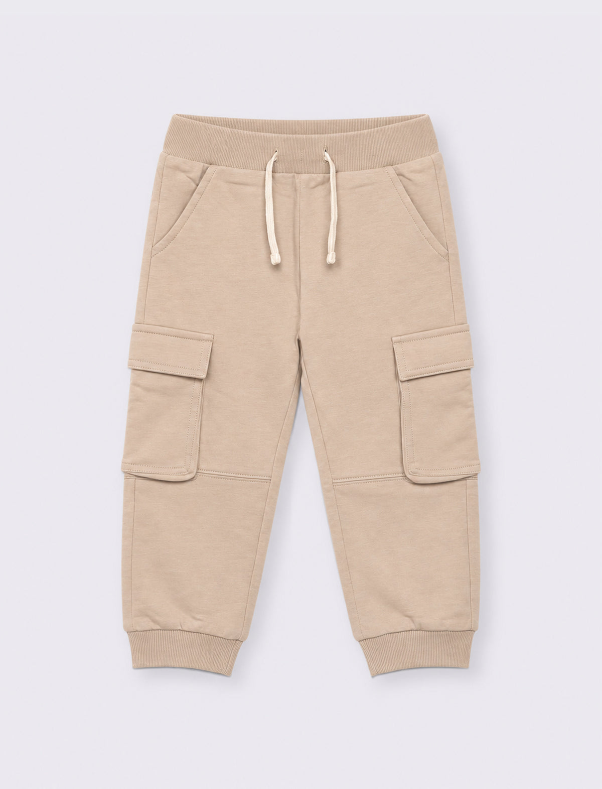 Jogger con tasconi - Beige
