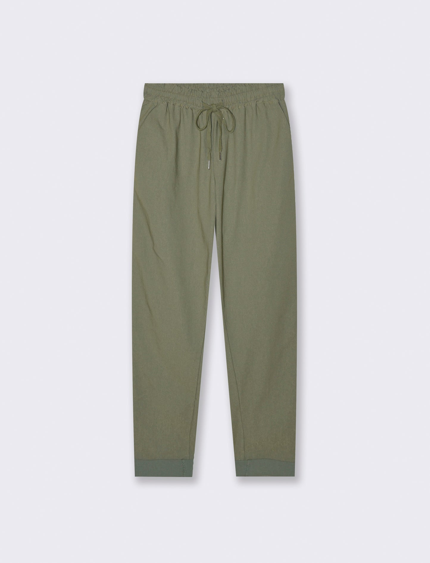 Pantalone in tessuto elasticizzato con coulisse in vita - Ve.milit.