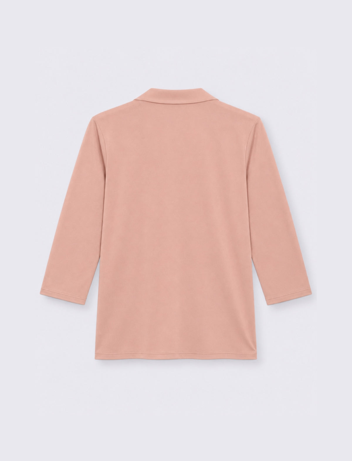 t-shirt scollo a v - Rosa antico