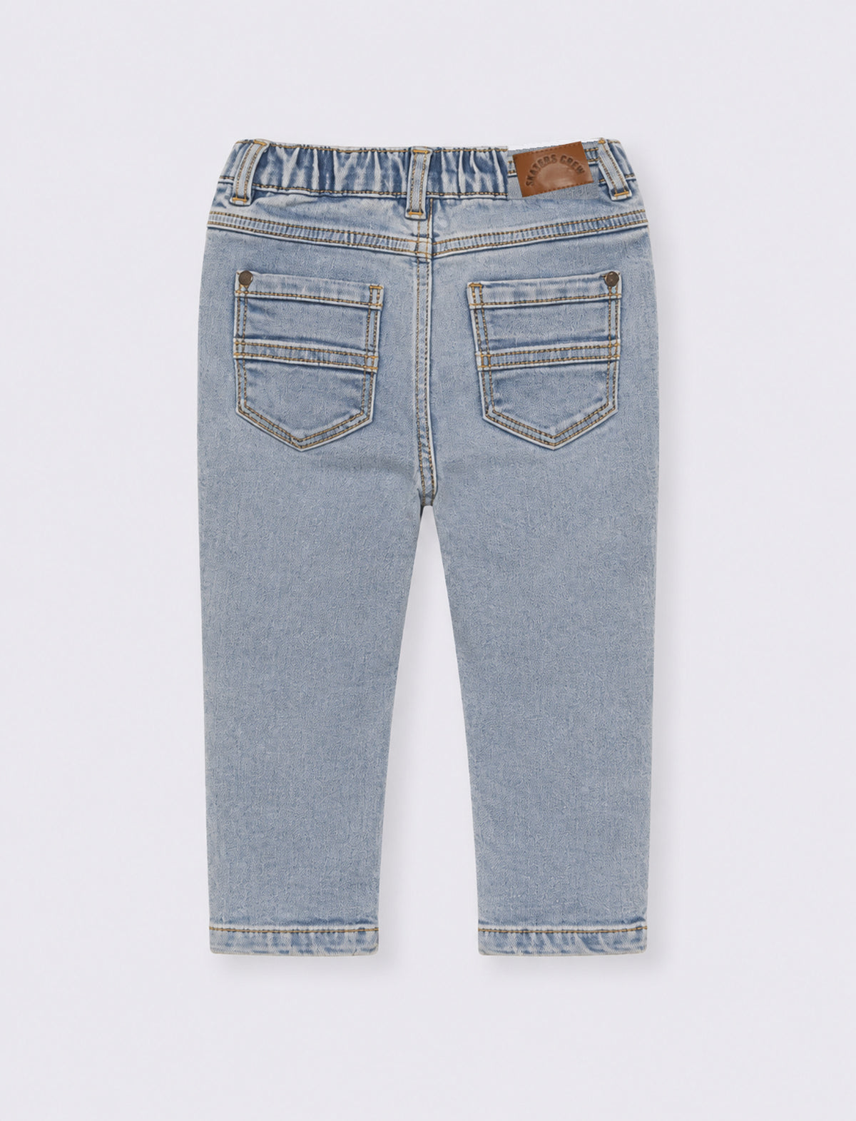 Jeans cinque tasche con rotture - Denim