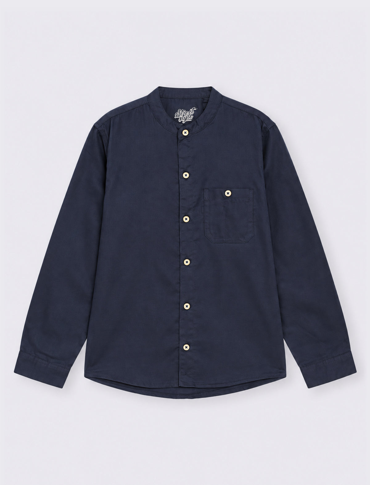 Camicia in cotone - Blu