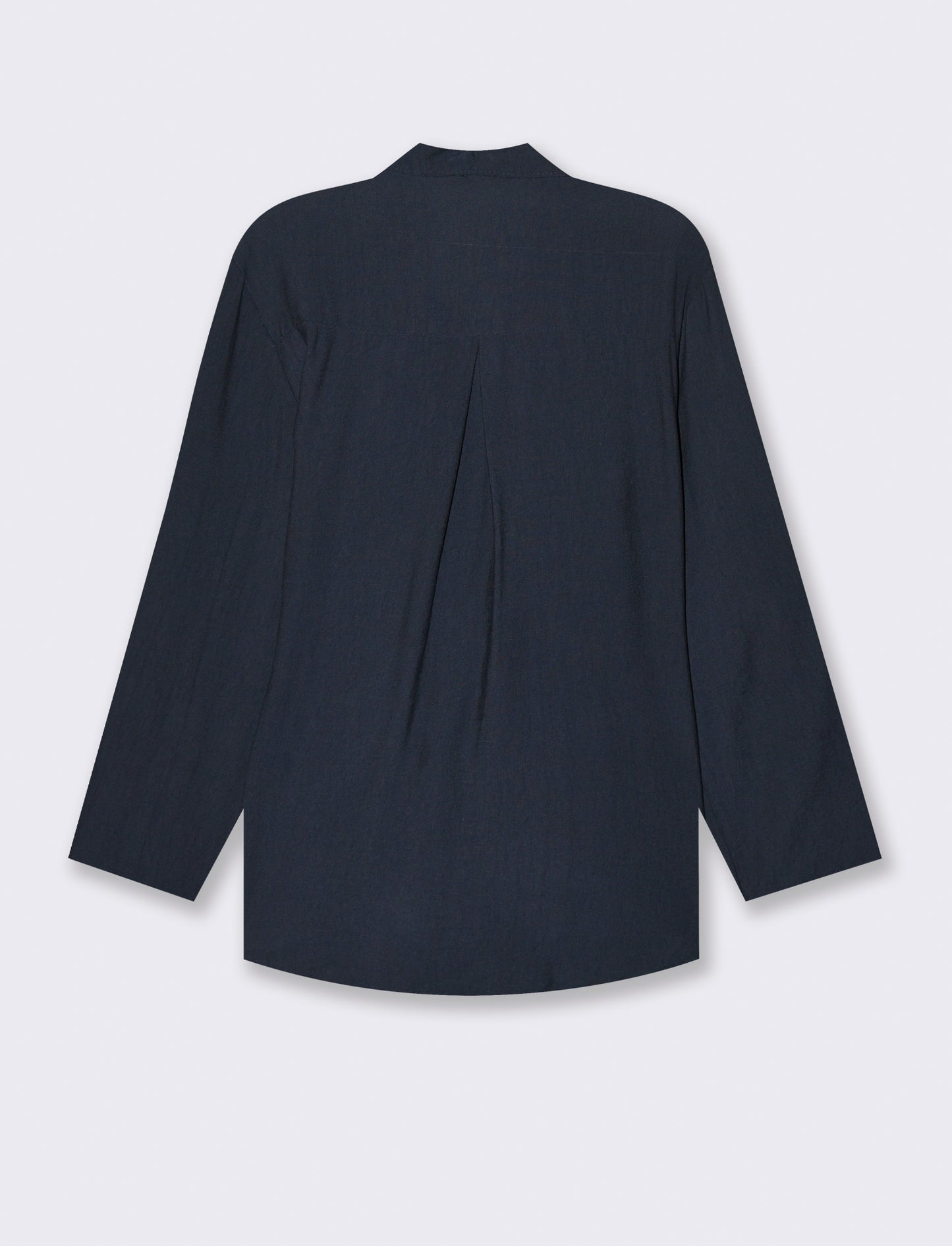 Camicia con nodo al fondo - Blu