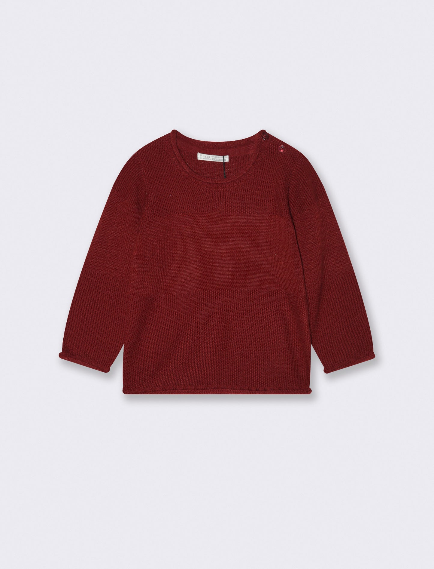 Maglia con lavorazione frontale - Bordeaux