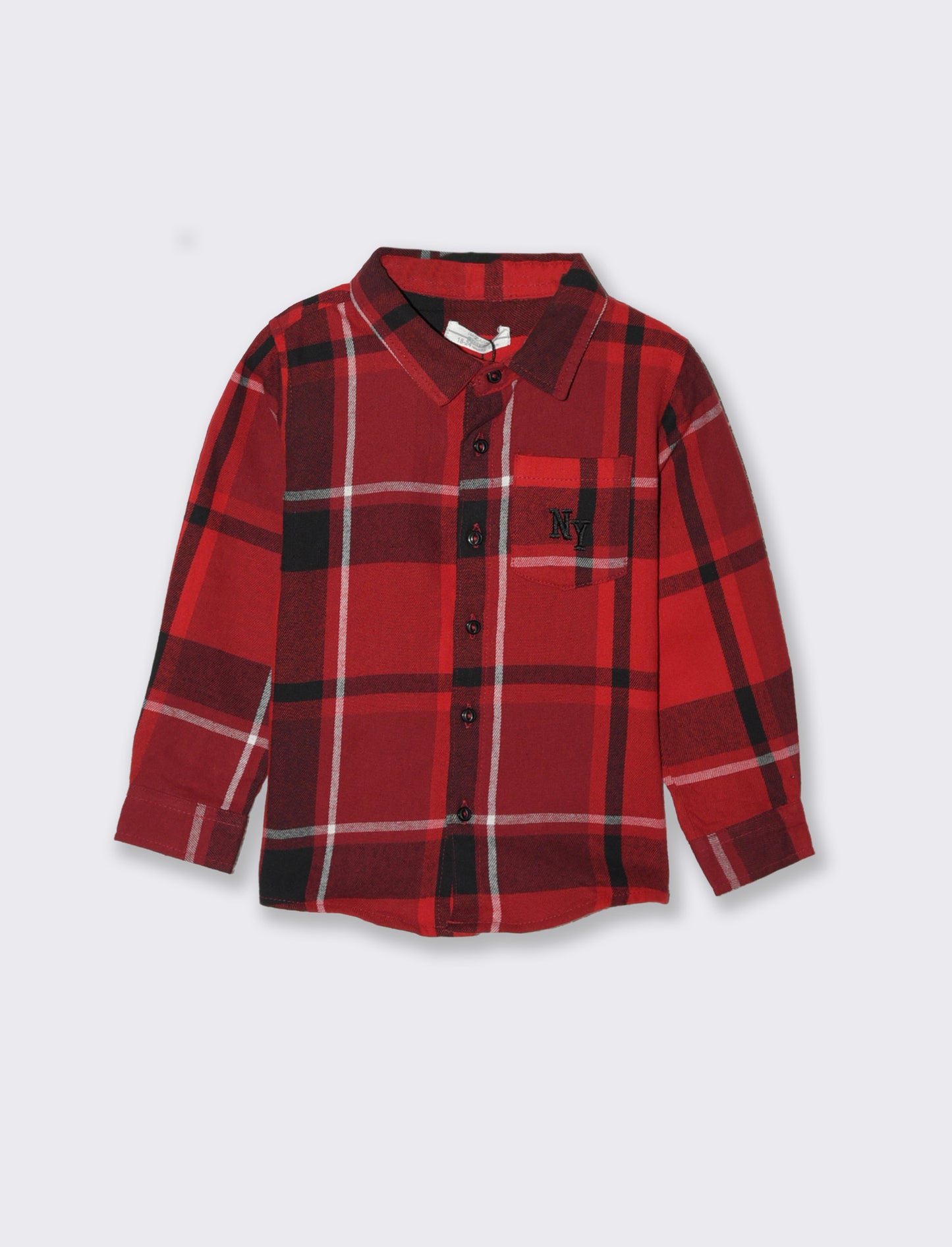 Camicia in flanella - Rosso