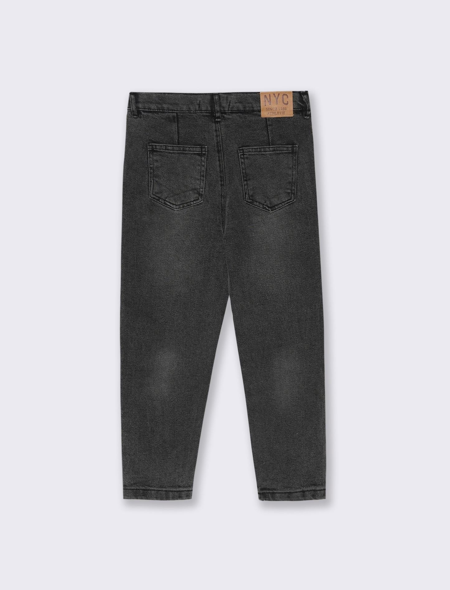 JEANS BALLON IN DENIM - Nero