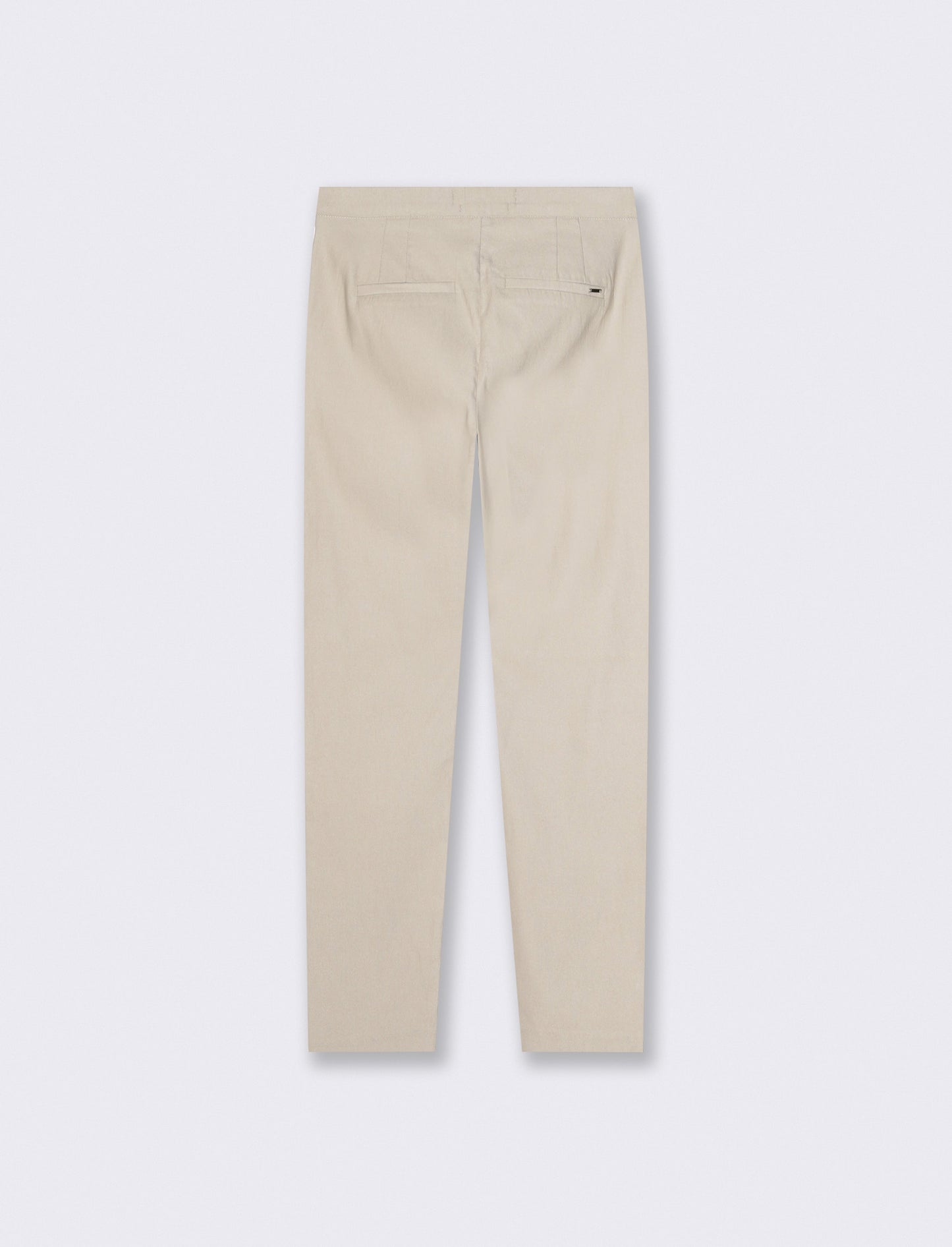 Pantalone Bengalin Skinny Vita Regolare - Beige corda
