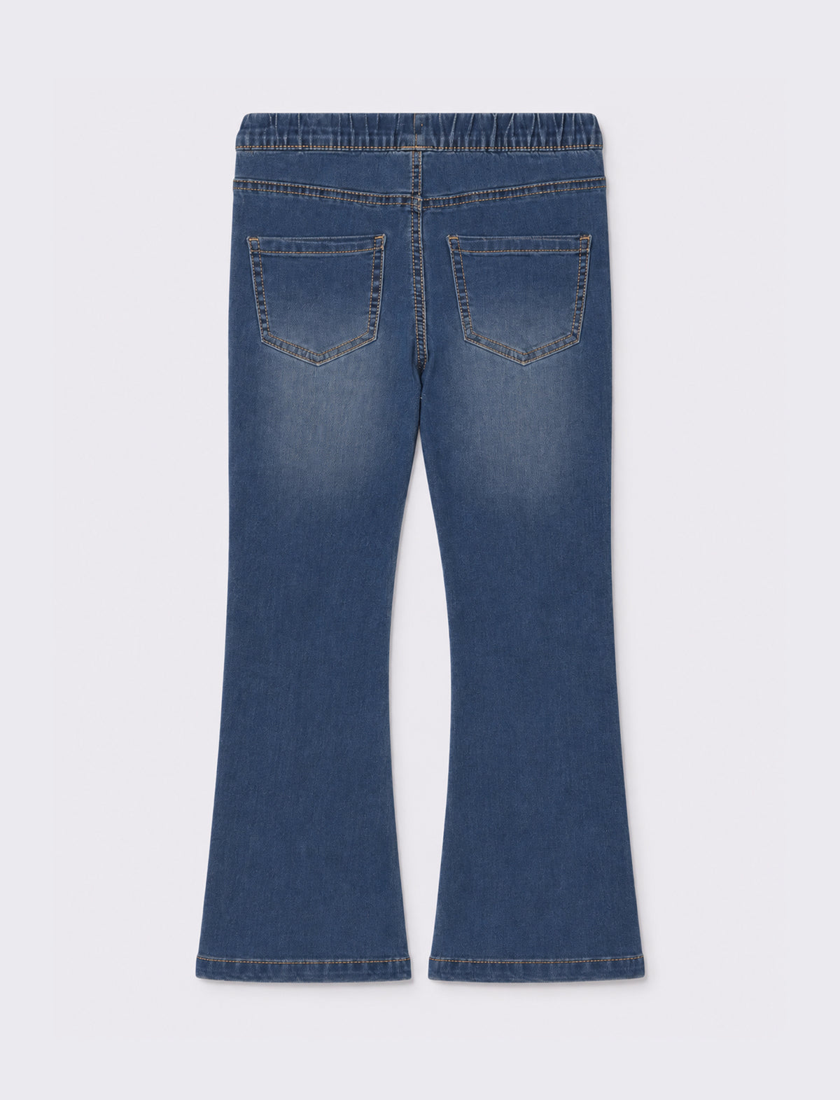 Stretch denim da bambina a zampa. - Denim