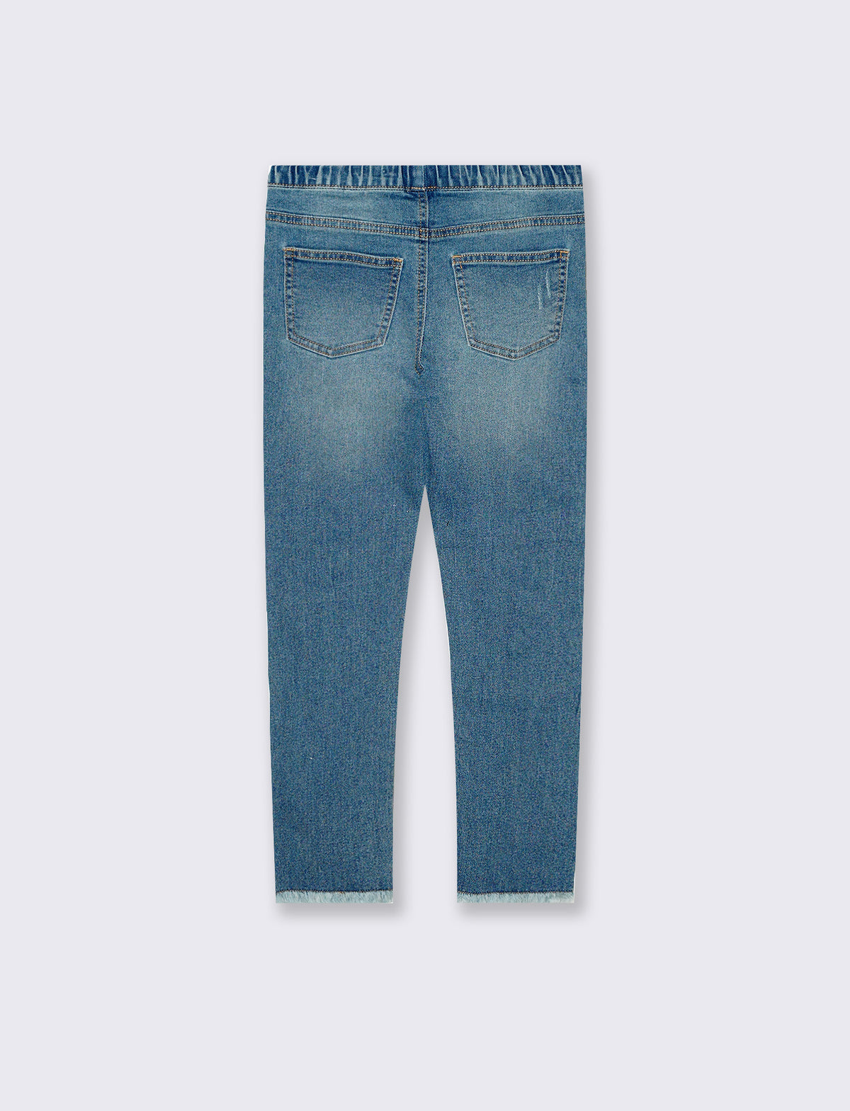 Jeggings slim fit in tessuto elastico. - Denim