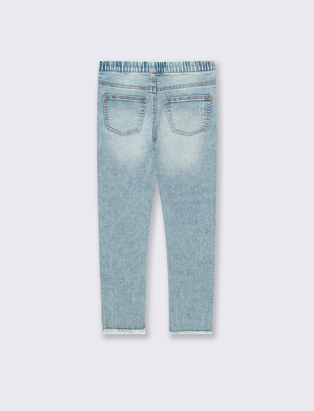 Jeggings slim fit in tessuto elastico. - Denim chiaro