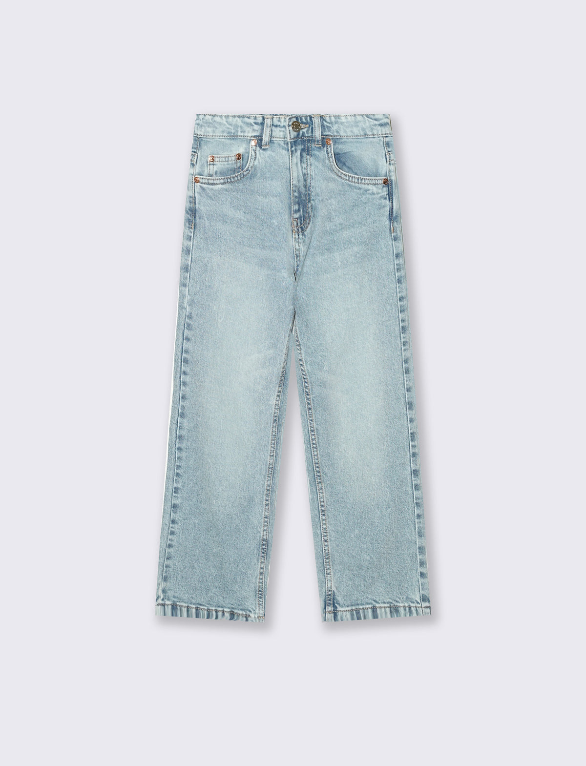 Jeans vestibilità straight - Denim chiaro
