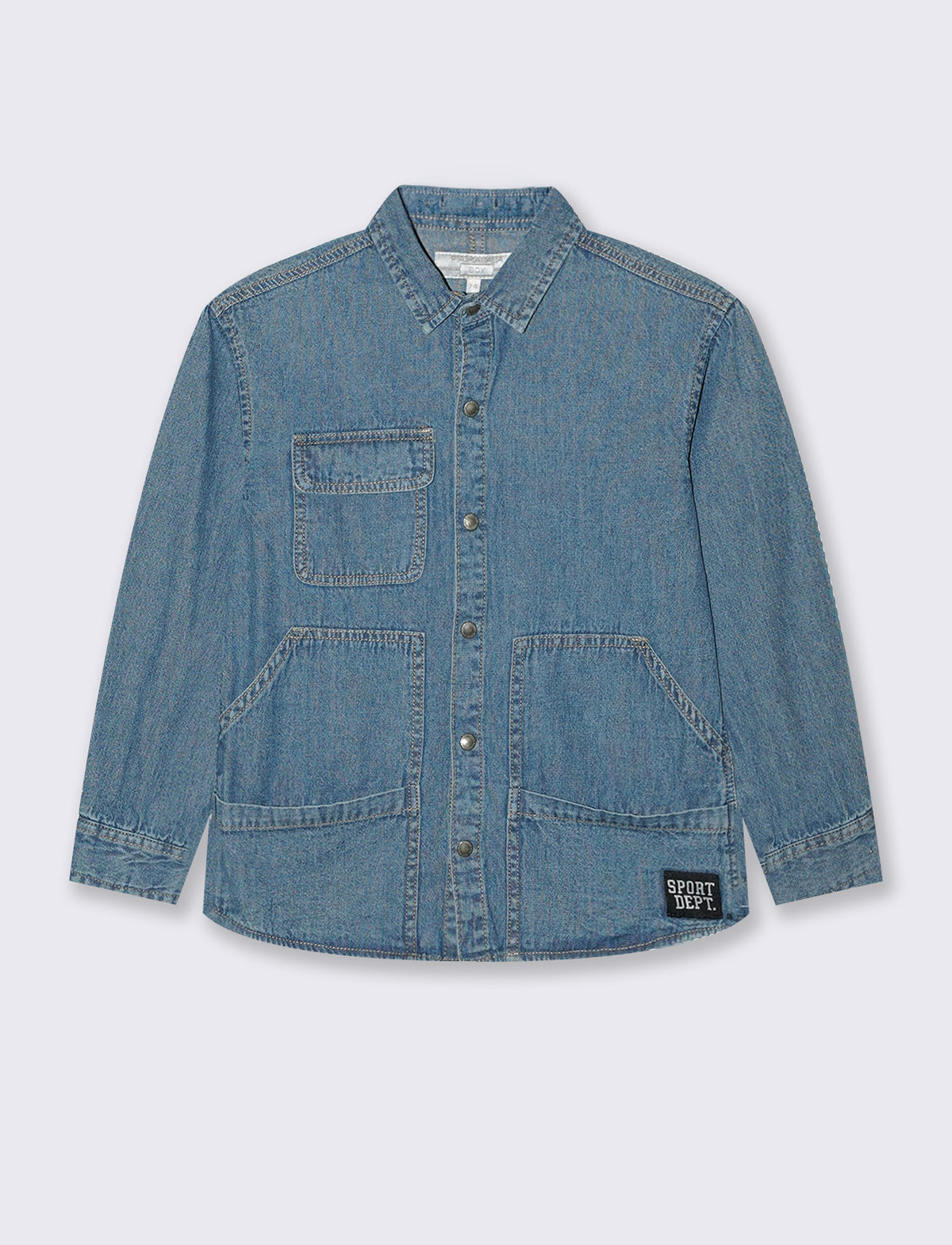Camicia in denim in cotone - Denim