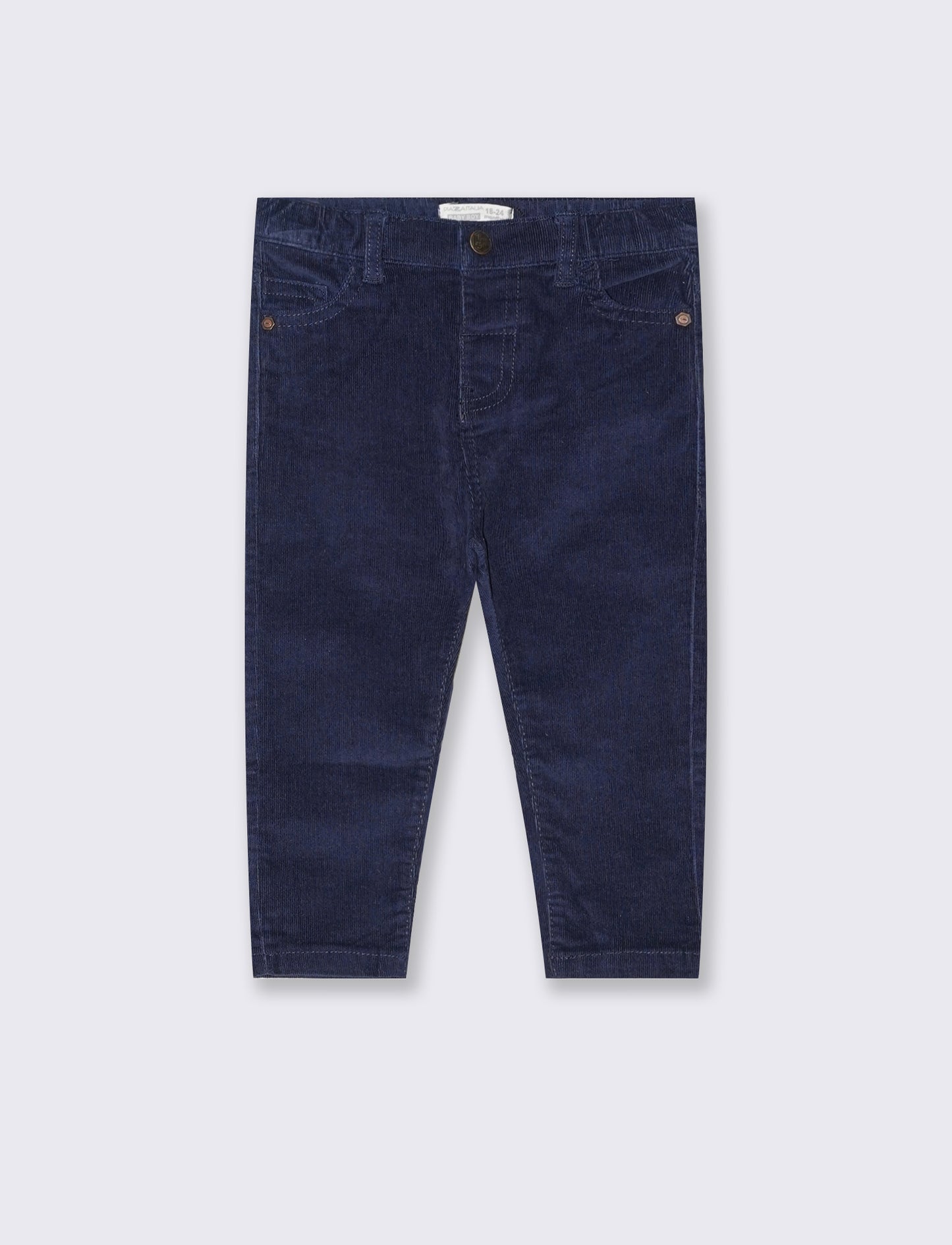 Pantaloni a costine - Blu