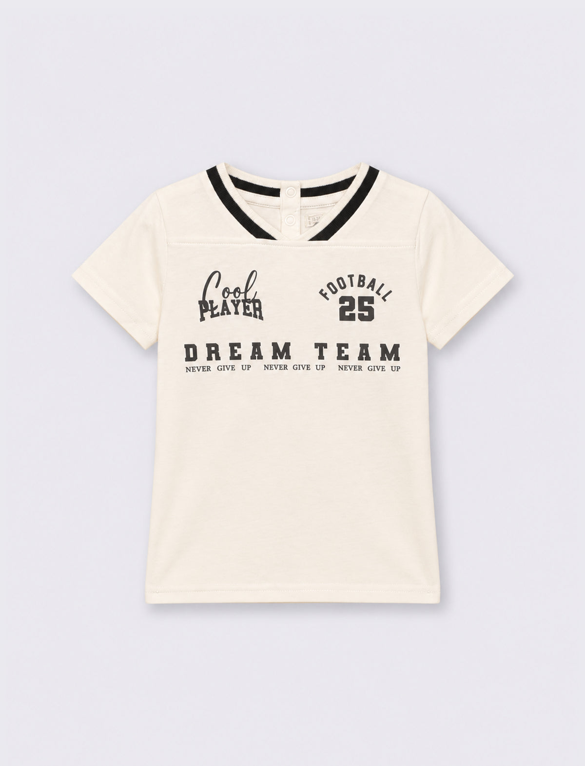 T shirt stampata - Bianco latte