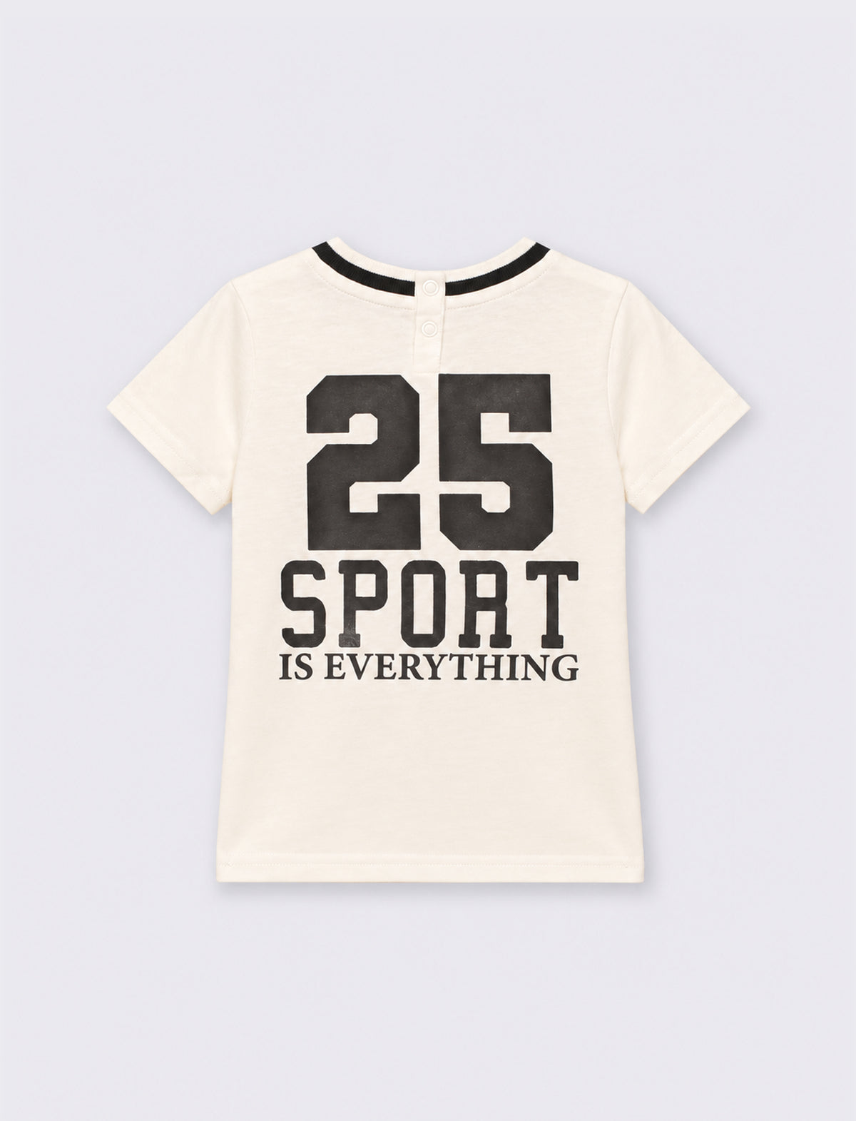 T shirt stampata - Bianco latte